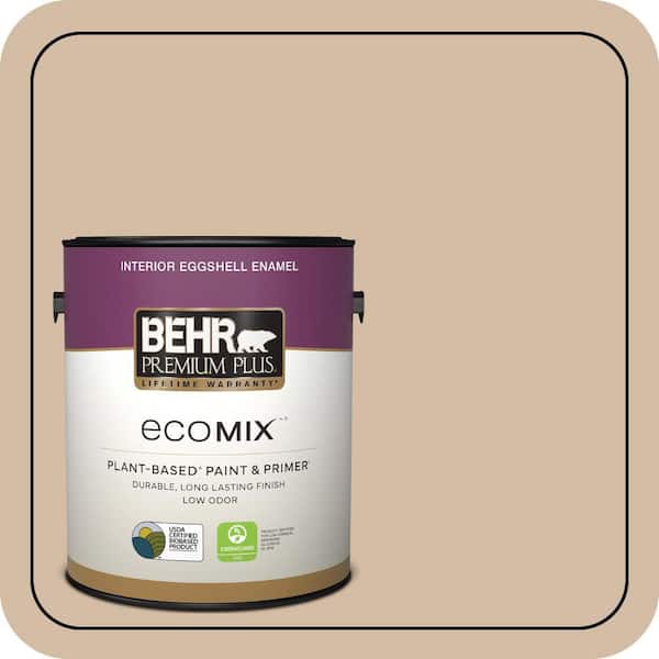 1 gal. #290E-3 Classic Taupe Eggshell Enamel EcoMix Plant-Based Interior Paint & Primer