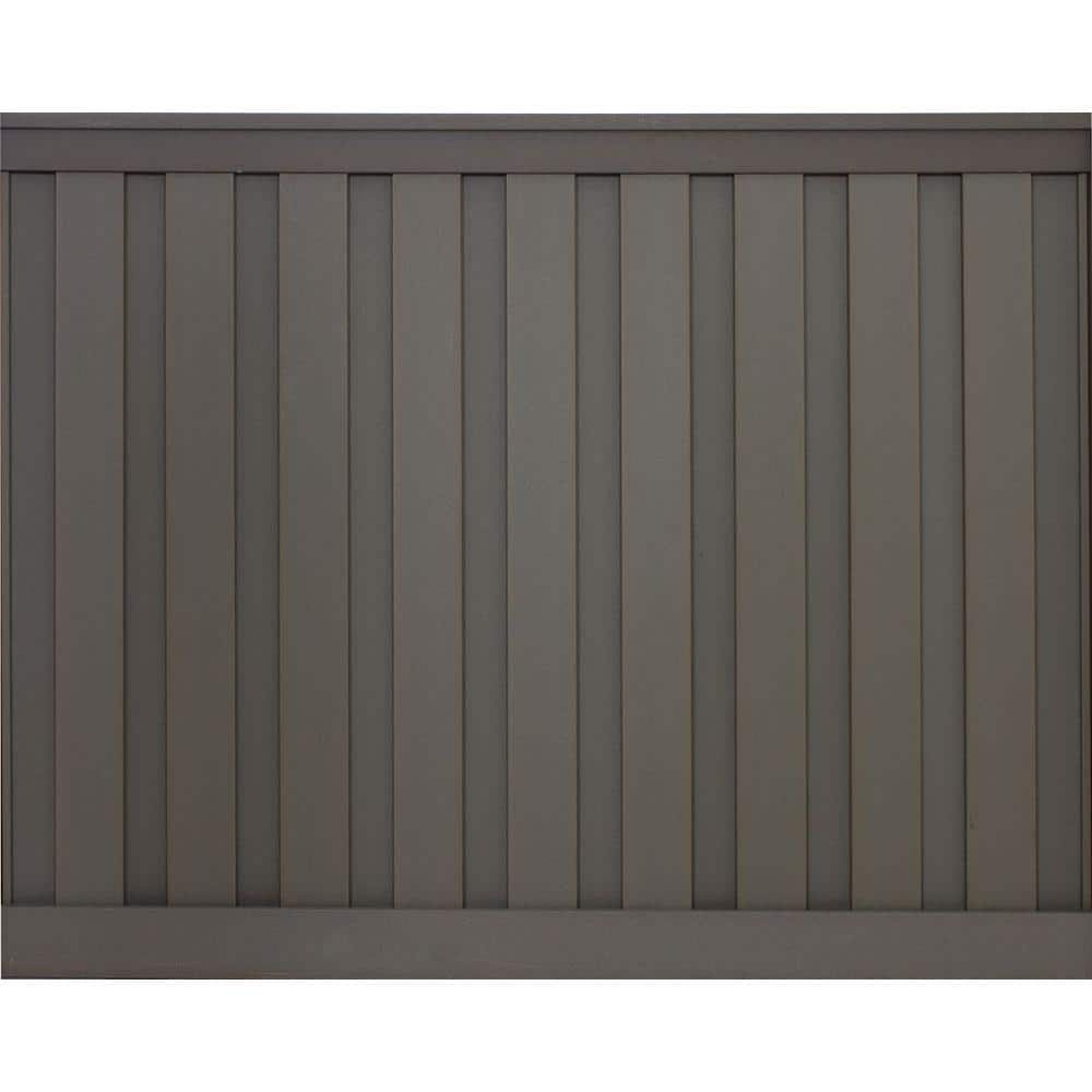 Seclusions 6 ft. x 8 ft. Winchester Grey Wood-Plastic Composite Board-On-Board Privacy Fence Panel Kit price history on PriceWatchPro