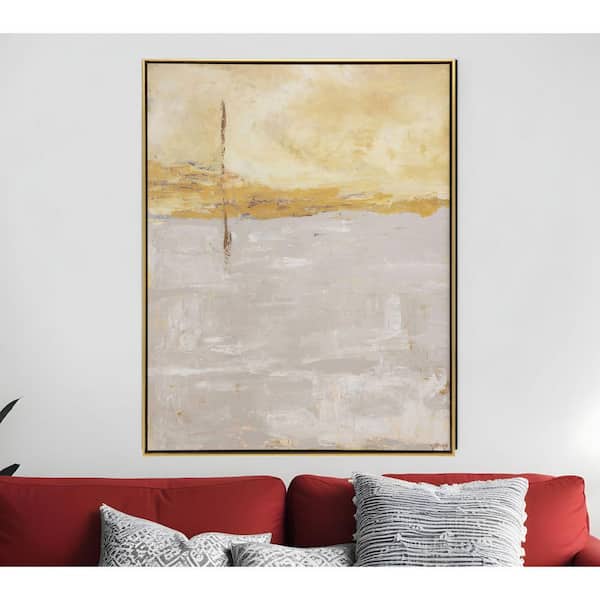 1 Piece Floater Frame Graphic Print Abstract 52.00 in. x 42.00 in.