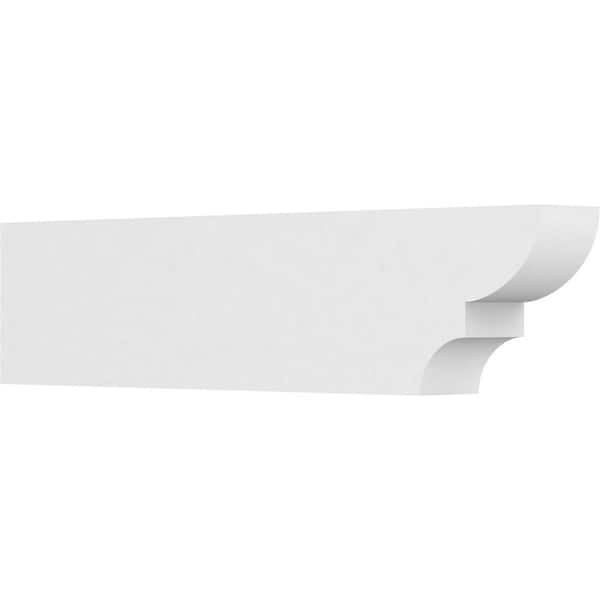 Ekena Millwork 5 in. x 10 in. x 42 in. Ridgewood PVC Rafter Tail Brace