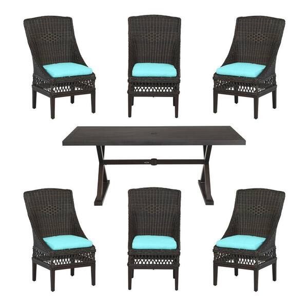 hampton bay woodbury patio set