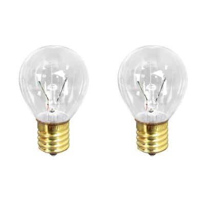 25-Watt Soft White (2700K) S11 Intermediate E17 Base Dimmable Incandescent Light Bulb (2-Pack)