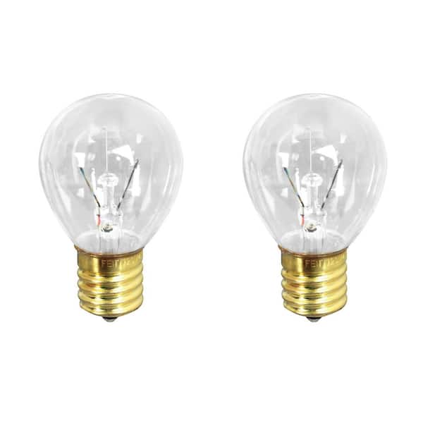 Feit Electric 25-Watt Soft White (2700K) S11 Intermediate E17 Base Dimmable Incandescent Light Bulb (2-Pack)