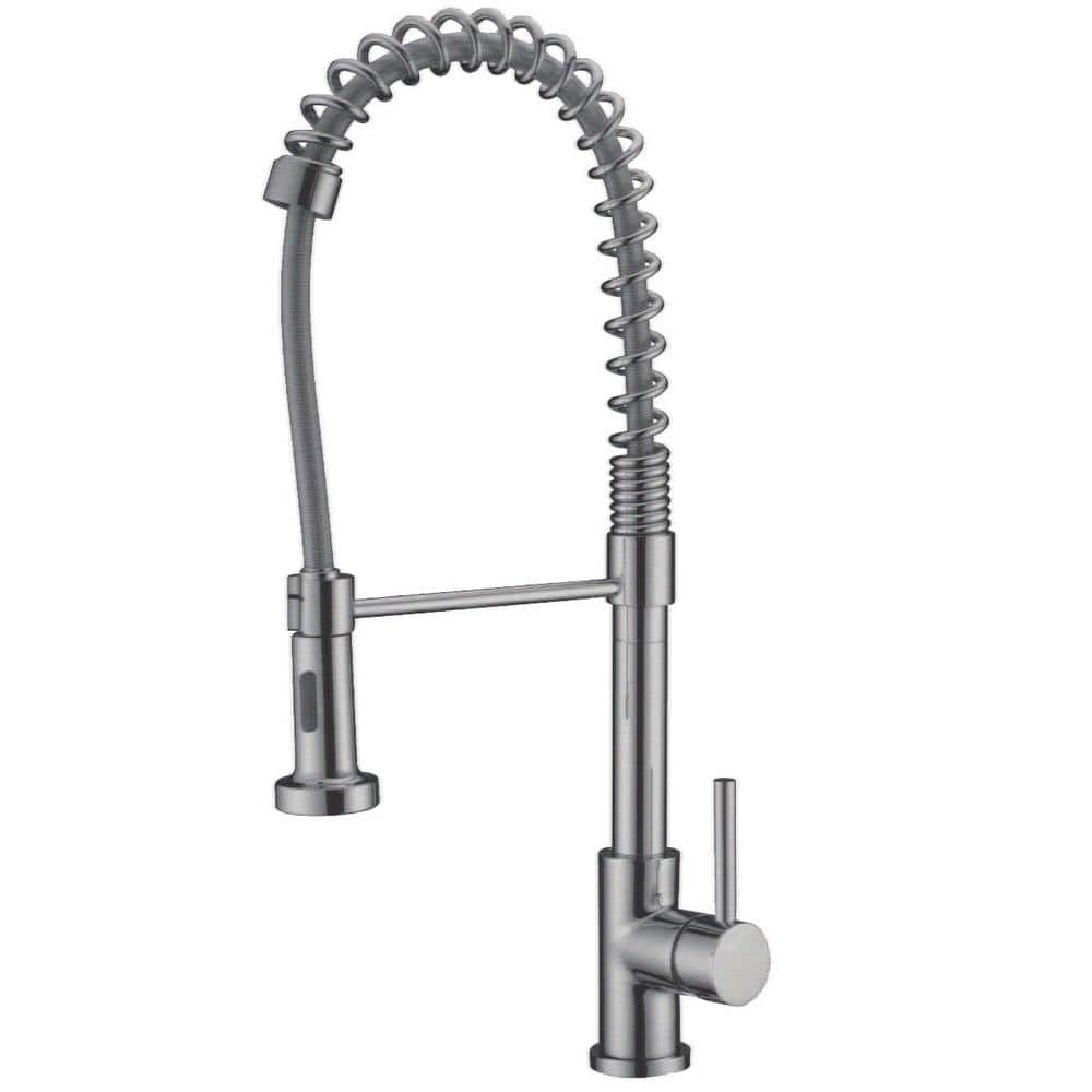 Home Home Improvement Plumbing & Fixtures Brushed Nickel Kitchen Faucet ...