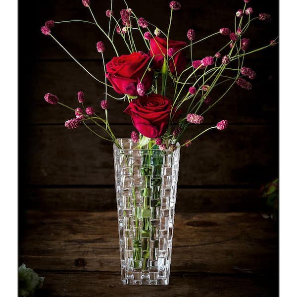 Nachtmann 8 in. Clear Bossa Nova Crystal Vase N82088 - The Home Depot