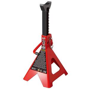 Medium Profile BIG RED 10 Ton 2 Pack T90071 20,000 lb Capacity Heavy Duty Steel Jack Stands 