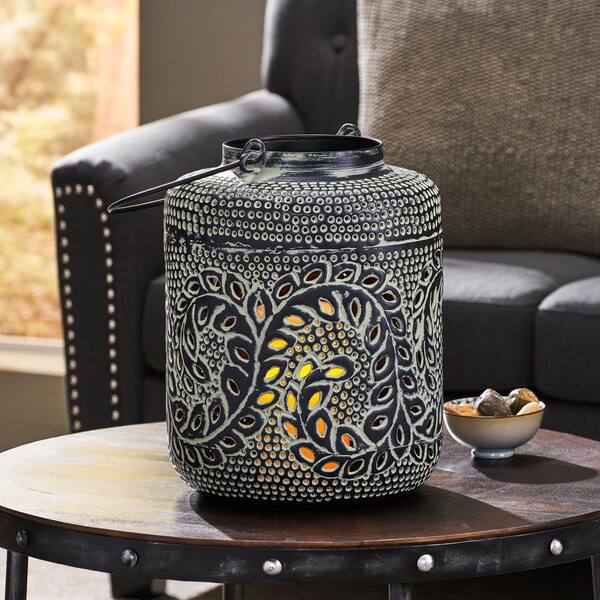 Afoxsos Indian Style Paint in Distressing Lantern, Blackish Green
