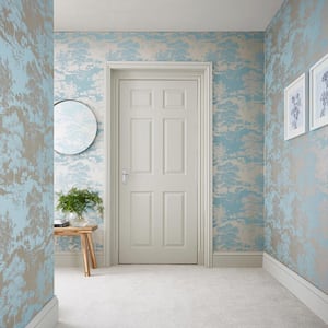 Meadow Dusk Nonwoven Paper Paste the Wall Removable Wallpaper