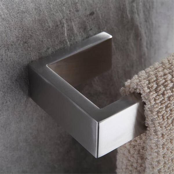 Aoibox 4-Piece Bathroom Accessories Set Stainless Steel Wall Mounted,  Brushed Nickel Finished SLMZ098 - The Home Depot