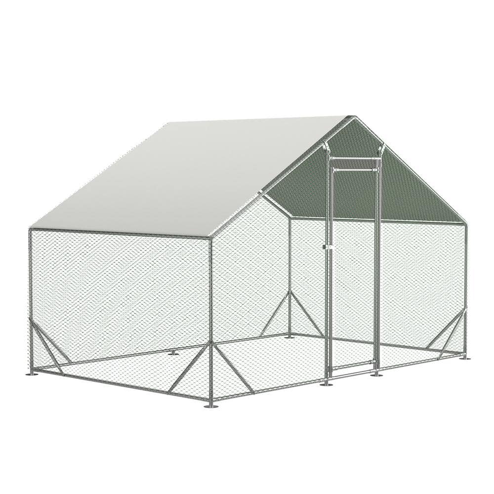 Amazon.com : Giantex 26ft Large Metal Chicken Coop, Walk-in
