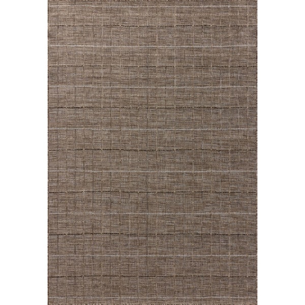 Birch Natural / Bark 11 ft. 6 in. x 15 ft. Indoor/Outdoor Area Rug