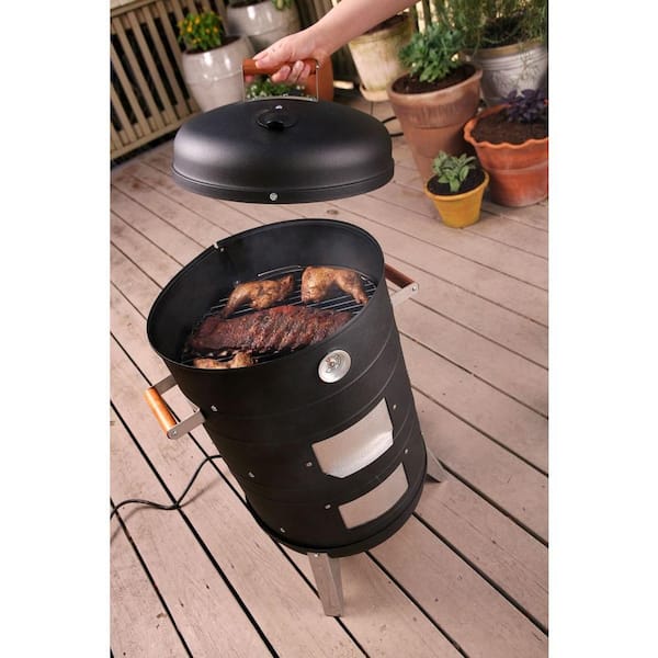Americana 351-Sq in Silver Electric Smoker in the Electric Smokers