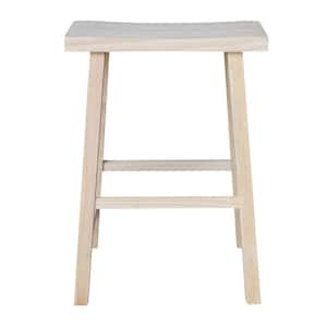 Unfinished wood outlet counter stools