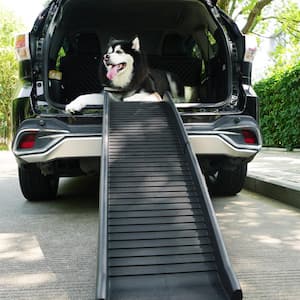 Portable Dog Ramp Ladder Lightweight W/Non-Slip Surface