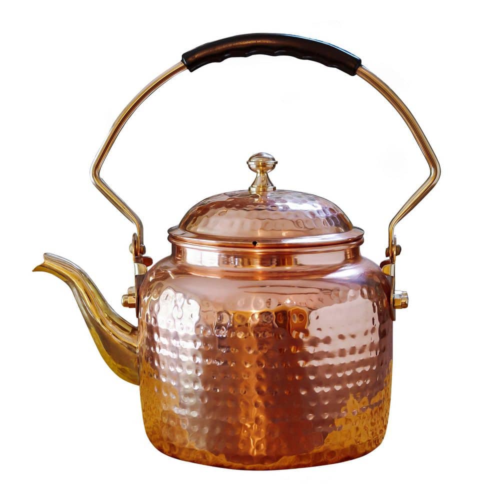 8.45C/2.1Q Copper Tea Kettle for Stove Top, 8.25x6x10in Small Teapot for Stovetop with Copper Exterior and Nickel Lining price history on PriceWatchPro