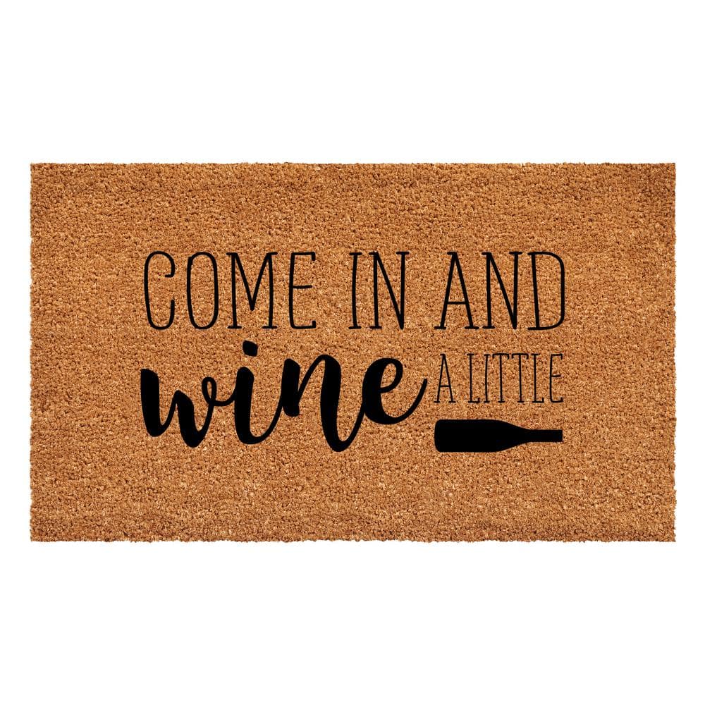 Calloway Mills Wine A Little Doormat, 24 x 36 108272436 - The Home Depot