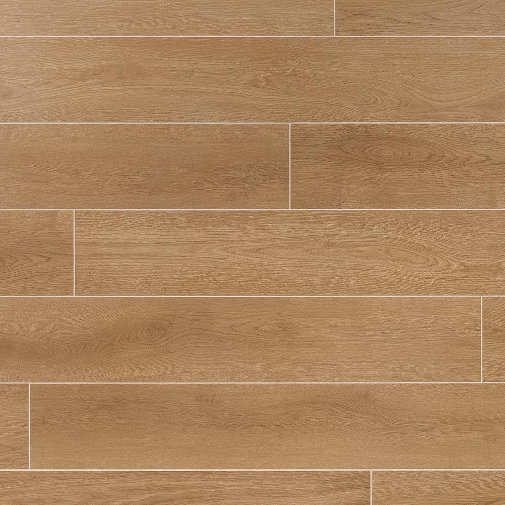 Copper Wood Look Matte Porcelain Large Format Tile