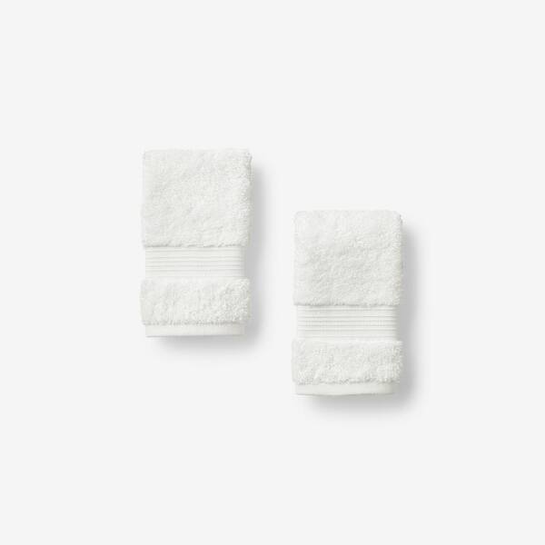 The Company Store Legends Regal Pearl Solid Egyptian Cotton Wash Cloth (Set of 2)