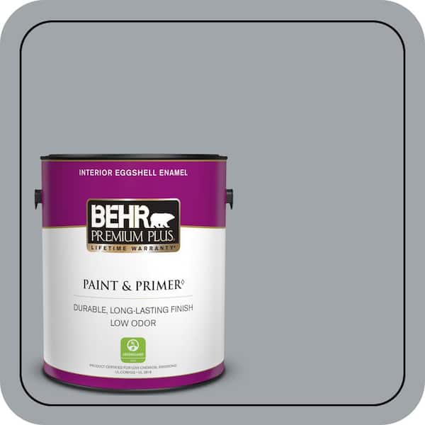 BEHR PREMIUM PLUS 1 gal. #PPU26-19 Chance of Rain Eggshell Enamel Low Odor Interior Paint & Primer