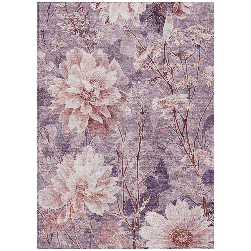 Chantille Machine Washable Indoor/Outdoor Abstract ACN2882 Plum 9 ft. x 12 ft. Area Rug price history on PriceWatchPro