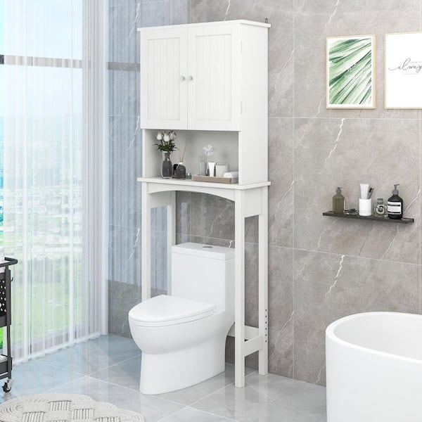 Over The Toilet Storage Cabinet with Adjustable Shelf