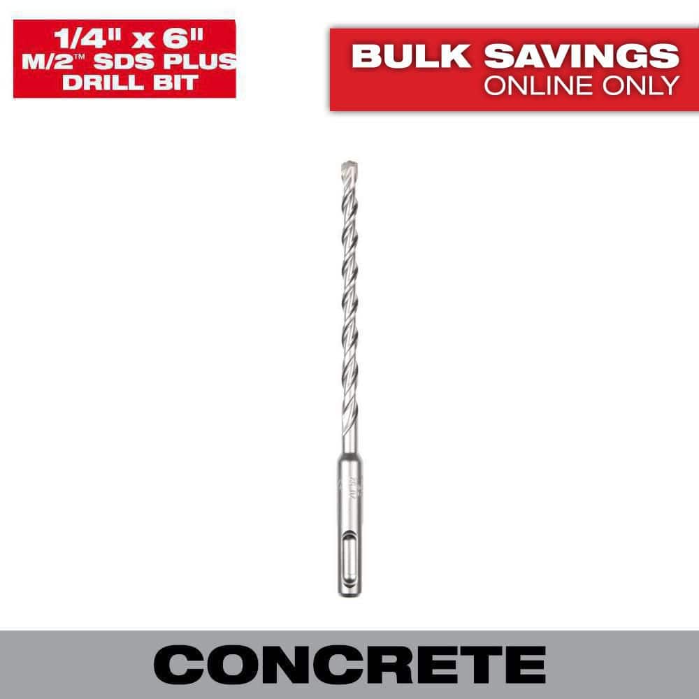 1/4 in. x 6 in. 2-Cutter SDS-PLUS Carbide Drill Bit price history on PriceWatchPro