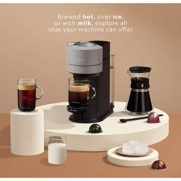 Breville 1 Cup Vertuo Next Coffee and Espresso Machine in Light