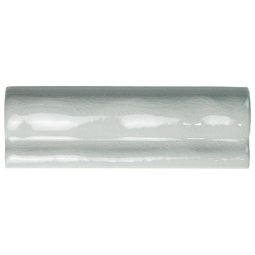 Antic Craquelle Moldura Gris Soho 2 in. x 6 in. Glossy Ceramic Wall Tile Trim price history on PriceWatchPro