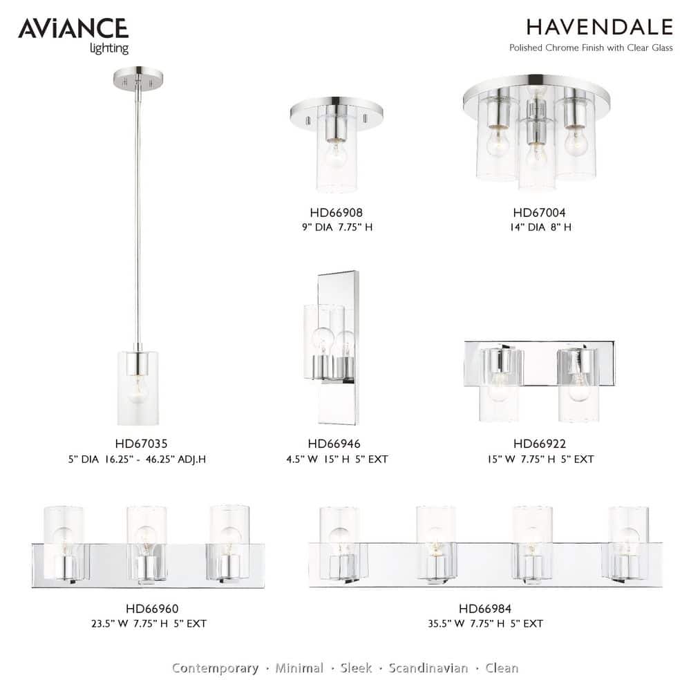 Zurich Brushed Nickel 1-Light Pendant with Clear Glass