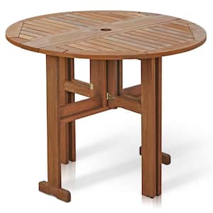 Tioman Round Wood Outdoor Dining Table