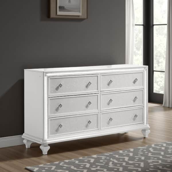 kiyonna dress VVFLU Farmhouse Dresser Storage Cabinet Chest of Drawer for Bedroom, 5   WoodArtSupply