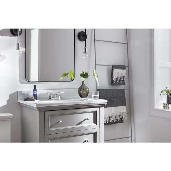 Peerless Elmhurst 4 in. Centerset 2-Handle Bathroom Faucet in