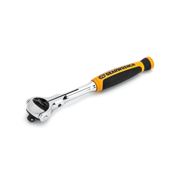 GEARWRENCH - 1/4 in. and 3/8 in. Drive 72-Tooth Cushion Grip Roto-Ratchet Set (2-Piece)