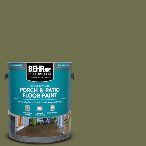 BEHR PREMIUM 1 gal. #S370-7 Outdoor Oasis Gloss Enamel Interior/Exterior Porch and Patio Floor Paint