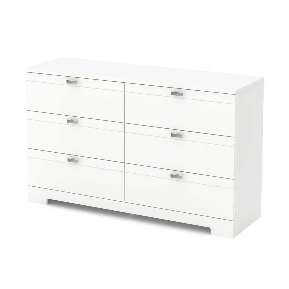 South Shore Reevo 6-Drawer Dresser - White -  3840010