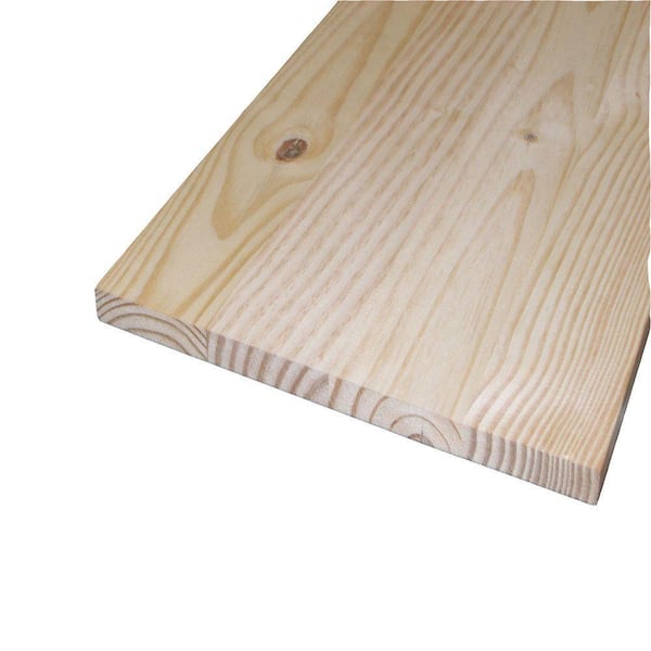 Unbranded 21/32 in. x 24 in. x 4 ft. Pine Edge-Glued Square Edge Common Softwood Boards
