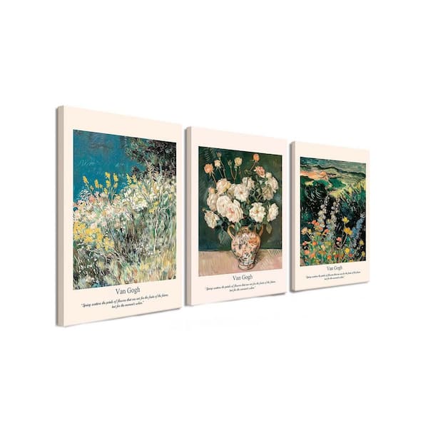 Vintage Famous Artist Impressionist Posters Prints for Exhibition Bedroom Bathroom Home Decor 12x16In