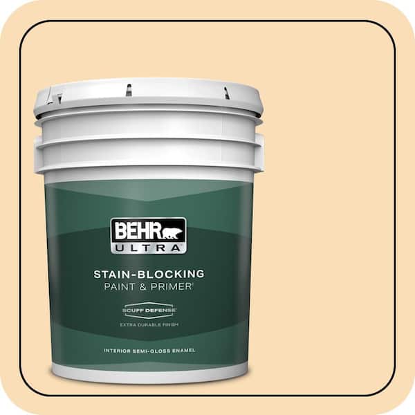 BEHR ULTRA 5 gal. #M260-3 Time Out Extra Durable Semi-Gloss Enamel Interior Paint & Primer