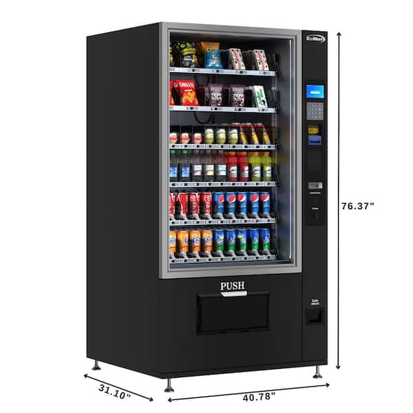 Koolmore 41 in. Refrigerated Vending Machine, 60-Slots with Bill