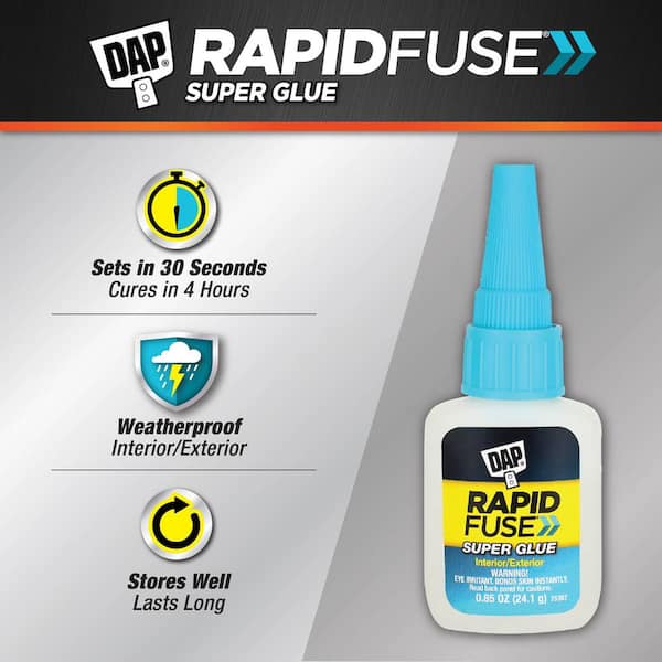 RapidFuse 0.85 oz. Clear All-Purpose Adhesive (6-Pack)