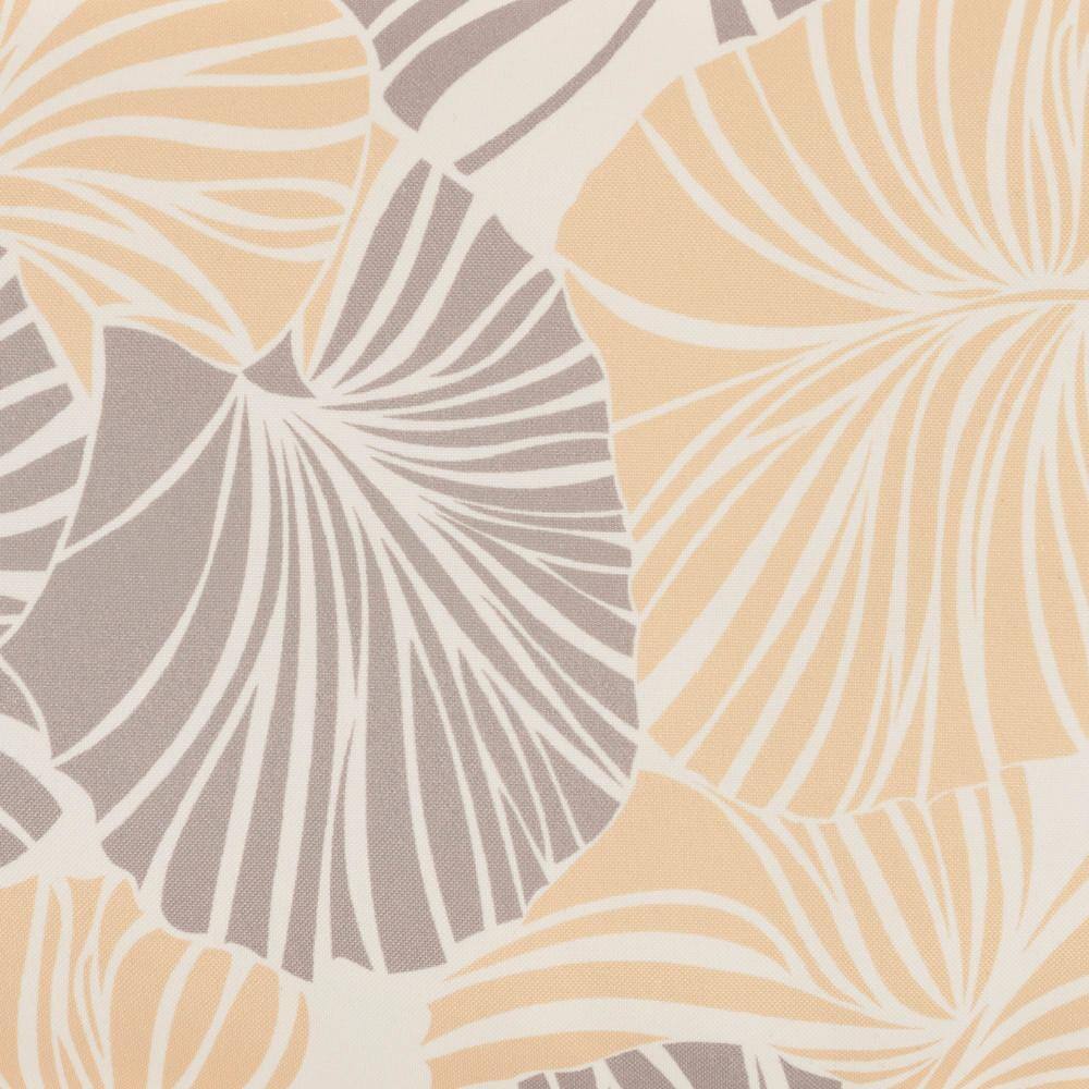 Waverly Sun N Shade Grey & Yellow Botanical 20" Square Throw Pillow