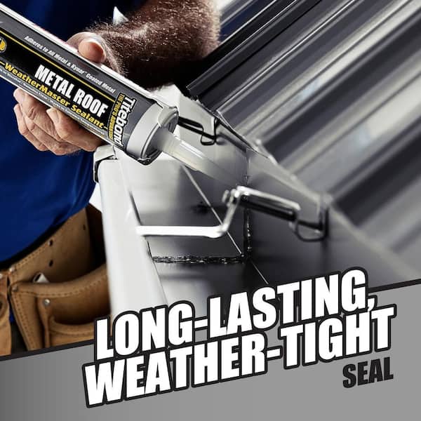 Titebond WeatherMaster Metal Roof Sealant - Red 9.5 Oz Superior Polymer Sealant For Roofs & Flashing