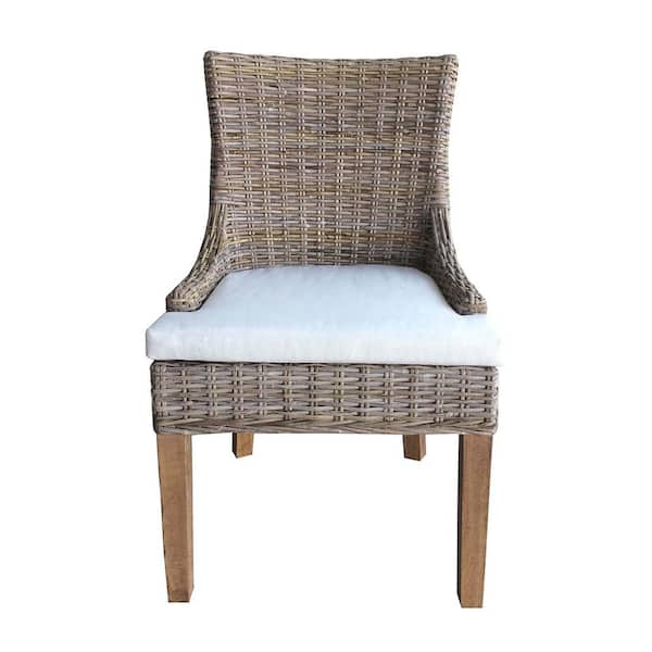 Kubu dining chair with gray wash legs new arrivals