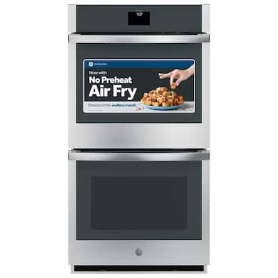 27 in. Double Smart Convection Wall Oven with No-Preheat Air Fry in Stainless Steel