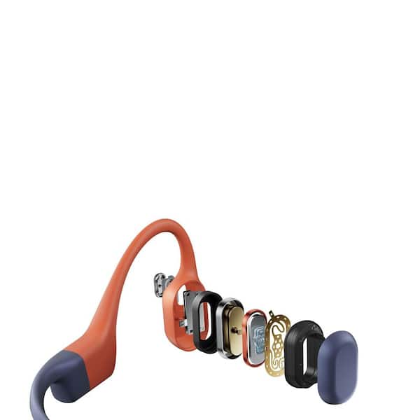 SHOKZ OpenSwim Pro Bluetooth Wireless Waterproof Headphones Red