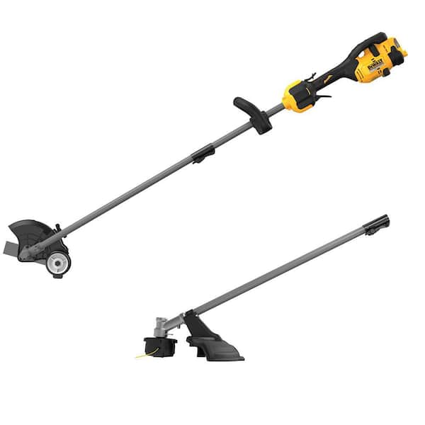 FLEXVOLT 60V MAX 7.5 in. Cordless Battery Powered Attachment Capable Edger (Tool Only) and String Trimmer Attachment