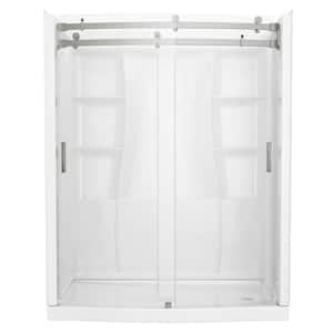 Classic 500 Curve 60 in. L x 32 in. W x 73.25 in. H Alcove Shower Stall/Kit