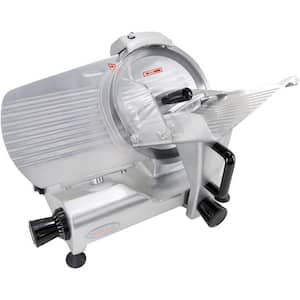 Hakka 10 in. Anodized Aluminum Commercial Meat Slicer and Food Slicer