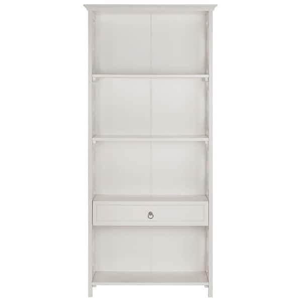 HomeSullivan Cathryn White Storage Open Bookcase
