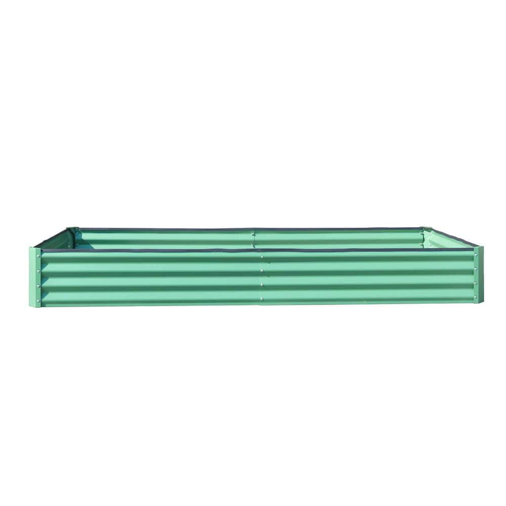 Raised Garden Bed, Outdoor Planter Garden Boxes Large Steel Planter Box for Gardening Vegetables Fruits Flowers, Green price history on PriceWatchPro